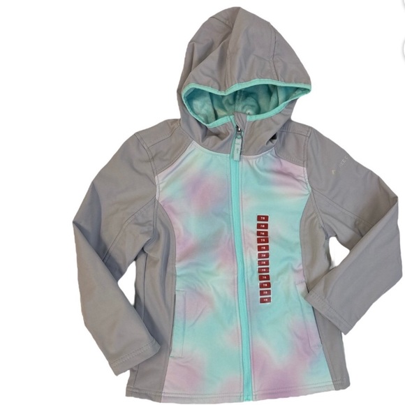 Free Country Other - NWT New Girls Free Country Super SoftShel, color mint/purple print